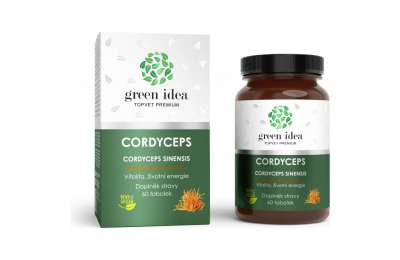 Green Idea Bylinný extrakt Cordyceps - Экстракт травяного кордицепса 60 табл.